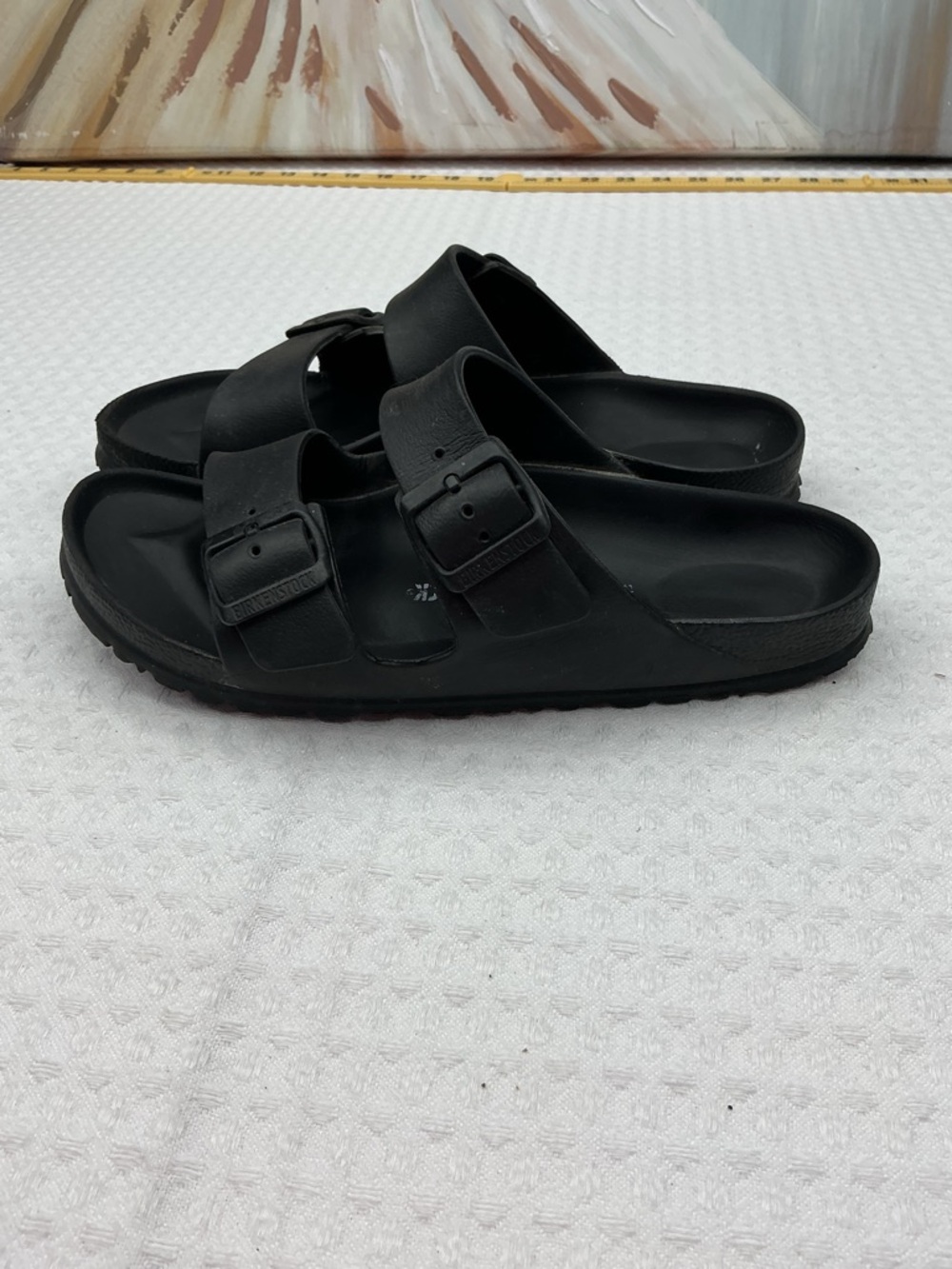 Birkenstock Black Arizona EVA Double Strap Sandals